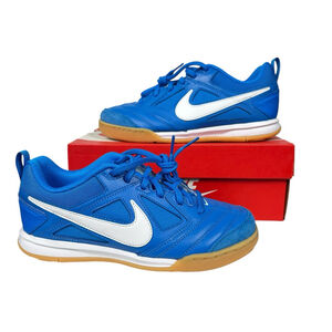 Nike GATO GS Photo Blue Gum Kids Youth 4Y Indoor Soccer Shoes HV9596-400 Blue